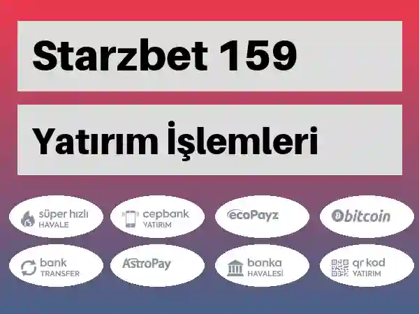 Starzbet Mobil Para yatırma ve çekme 159